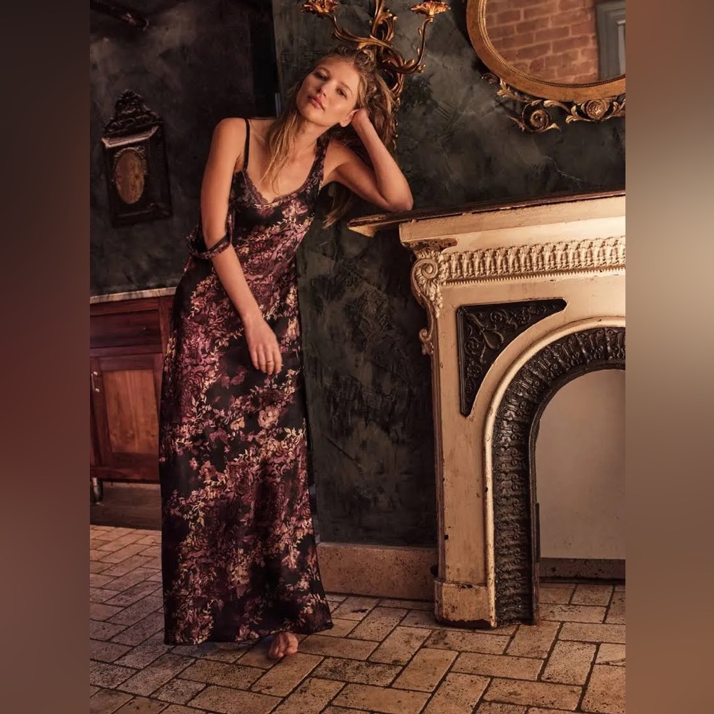 Free People Worth the Wait Maxi Slip NWT size xs fits up to med